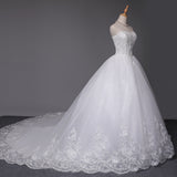 Mori Is Simple And Bridal Wedding Dress 2026 New Travel Long Tail Showing Thin Breast Wedding Dress HZ0517