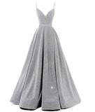 International Station Ebay Banquet Evening Dress V-Neck Sling 2026 Long Sling Party Bridesmaid Dress Girl HZ0517