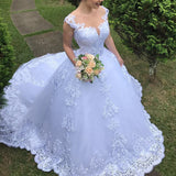 2026 New Wedding Dress White Vintage Lace Wedding Dress V Collar Bare Back Sexy Main Wedding Dress Code HZ0517