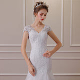 Wedding Dress 2026 New Shoulder Repair Fish Tail Lace Drag Dress Size Thin Overseas Warehouse HZ0517