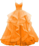 Fashion Sling Fluffy Skirt Event Dress Temperament Year-Up Club Show Evening Dress 2026 New HZ0517