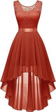 2026 Prom Dress Wedding Formal Sleeveless Lace Cocktail Party Flowing Long Money Back To School Festival Girl Dress HZ0517