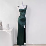 Dress 2026 New Ribbon Slings High-Opened Ass Fishtail Dress HZ0517