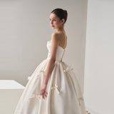 French-Style Stated Wedding Dress 2026 New Simple Bosom Thin Princess Ponpong Skirt Maid Wedding Light Wedding Dress HZ0517