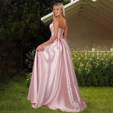 Evening Dress Dress Woman 2026 New Breast-Thmear Sexy Open-Fork Banquet Temperament Long Dress Host Birthday Dress HZ0517