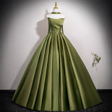 Green Evening Dress Women's 2026 New Senior Sensational Host Banquet With High-End Light Luxury Adult Gift HZ0517