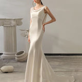 2026 Spring New Bride Wedding Outdoor Wedding Yarn Simplicity Small Simple Light Wedding Dress HZ0517