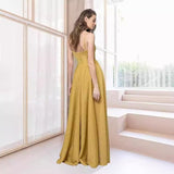 Evening Dress Bridesmaids Dress Long Dress With Thin Shoulder Bridesmaid Dress Fashion Dress HZ0517
