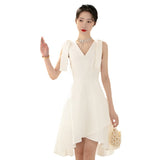 French Banquet Evening Dress Femininity Light Luxury Small Host Before The Short Summer Day Can Wear Small Dress HZ0517