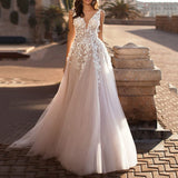 French Style V-Neck Light Wedding Dress 2026 New Shawl Bride In The Wedding Dress To Shoot The Outside Scene Fairy Body HZ0517