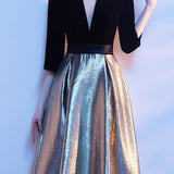 Grand Choral Performance Dress Women 2026 New Summer Dress Fashion Mode Conductor Recitation Poetry Host Chorus HZ0517