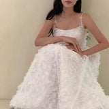 White Sling Fairy Light Wedding Wedding Wedding Dress Wedding Dress Banquet Binsen Ed. Engagement Morning Dress Dress Dress Dress HZ0517