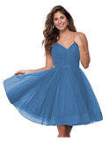 Suspension Evening Dress Sexy Temperament V-Neck Dress Tulle Classmates Party Party Banquet Performance Dress HZ0517