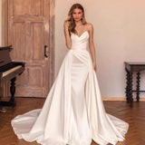 French-Style State Fishtail Wedding Dress With Simple Travel Shot Out Of The Light Wedding Dress Towel Tail Dress HZ0517