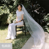 Wedding Dress 2026 New Travel Simple Fishtail Outdoor Lawn Wedding Bride Go Out French Light Wedding Dress HZ0517