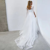 2026 Spring New French Sling Temperament Evening Dress Bridal Travel Photo Lawn Light Wedding Dress HZ0517