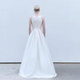 Sing Noodle Light Wedding Dress 2025 New Bridal Shoulder Repair Simple Korean Banquet Evening Dress HZ0517