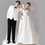 French Brao Light Wedding Dress 2026 New Bridal Lints Yarn Bow Dress Dress HZ0517