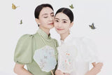Green Cheongsam 2026 Spring New Young Girl Retro National Daily Mother Cheongsam HZ0517