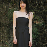 Small Small Wedding Dress Photography Sen Series Simple Breast-Wearing Dress Bridal Certificate Registration Daily Dress Woman HZ0517