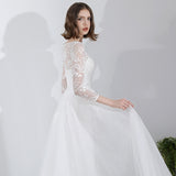 French Wedding Dress 2026 New Bride Wedding Simple Light Wedding Dress Sen Family Travel Film Thin Yarn HZ0517