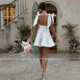Simple Dingy Light Wedding Dress New Hanging Lead The Registration Of Small Children Travel To Shoot Evening Dress HZ0517