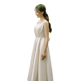 Travel Shot Light Wedding Dress New Certificate Daily French Simple Dress Retro Vertiny Noodles Small Dress HZ0517