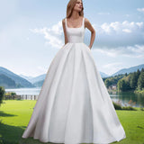 French Slings Light Wedding Dress High-End Feeld With The Simple Proof Of The Engagement Banquet Outdoor Travel Photography Family Welcome Dress Dress HZ0517