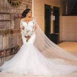 New Fishtail Wedding Dress Repair Height Waist Bride Dragtail Wedding Dress Thin Senior Sense Dress Dress Skirt HZ0517
