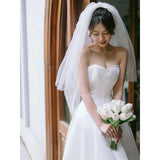 Brased Light Wedding Dress 2026 New High-End Feeling Light Luxury Small Bride Scene Travel In The Escape Princess Temperament Dress HZ0517