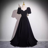 Black Evening Dress Dress Women 2026 New French Fashion Temperament Host Vocal Art Choir Performance Suit HZ0517