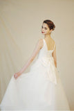 Light Wedding Dress 2026 New Word-Shoulder Retro Light Yarn Simple Small White Korean Light Dress Wedding Dress HZ0517
