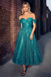 Word Shoulder Evening Dress 2026 New Fashion Temperament Elegant Air Show Back Evening Dress Banquet Party HZ0517