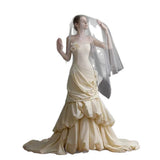 Brased Fishtail Wedding Dress 2026 Spring New Sensin Retro Cake Skirt Bride Welcome Out Of The Yarn HZ0517