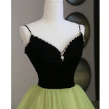 Suspension Evening Dress High-End Light Luxury Niche Sexy Host Annual Dress High-End Art Exam Net Yarn Temperament HZ0517