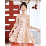 New Chinese Toast Suit 2026 New Tflower-Sing Bridal Engagement Back To The Door Banquet Dress Dress HZ0517