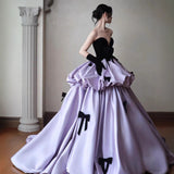 Purple Breasted Evening Dress 2026 New Beautiful Bride Engagement Toasting To The Student Adult Ceremony Princess Dress HZ0517