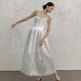 French-Style Fascling Light Wedding Dress Bridal Temperament Long White Yarn Brao Small Pearl Engagement Dress Dress Dress HZ0517