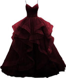 Fashion Sling Fluffy Skirt Event Dress Temperament Year-Up Club Show Evening Dress 2026 New HZ0517