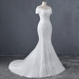 The New 2026 Chinese-Style Lace Mid-Rise Temperament Dreamy Gradient White New Chinese Wedding Dress Can Be Determined HZ0517