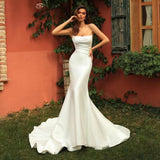 Outdoor Lawn Travel Photo Wedding Dress 2026 Spring New Sexy Bridal Bridal Bridal Fishtail Dress HZ0517