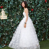 Wedding Dress 2026 New White Bridal French Light Wedding Dress Simple Super Fairy Travel Sling Dress HZ0517
