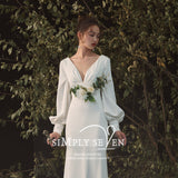 French Light Wedding Dress 2026 New Bridal Temperament With Long-Sleeved Retro Small Japanese And Korean Evening Dress Woman HZ0517