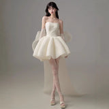 Small Morning Dress New Dinner Party Birthday Party Toast Light Luxury Bride Wedding Light Wedding HZ0517
