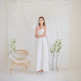 Korean Version Of Simple Breast-Wear Wedding Dress 2026 New Sen Series Super Fairy Retro Sweet Dress Travel Photo Wedding Dress HZ0517