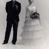 Brass Cake Dress Vintage Bride Sweet And Cute Wedding Wedding Outdoor Wedding Dress HZ0517