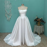 Brassed And Densate Wedding Dress 2026 New Bridal French-Style Fasting Retro Outdoor Travel Wedding Dress HZ0517