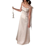 Suspension Light Wedding Dress 2026 New Dens, Slim And Simple Niche Travel Light Wedding Dress HZ0517