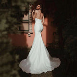 Outdoor Lawn Travel Photo Wedding Dress 2026 Spring New Sexy Bridal Bridal Bridal Fishtail Dress HZ0517