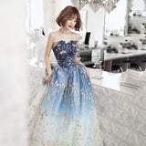 Banquet Evening Dress 2026 New Long Temperament Famous Slimming Breast Host Annual Performance Dress HZ0517